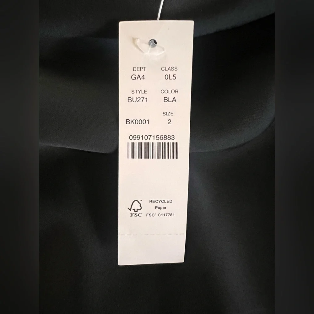 NWT J.Crew Collection Gwyneth Strapless Dress in Black - Picture 5 of 5